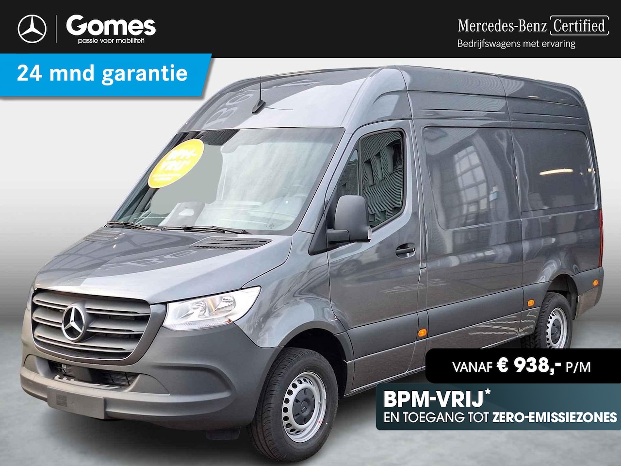 Mercedes-Benz Sprinter - 317 1.9 CDI L2 Pro HD | Sprinter BPM-vrij kopen in 2025 - AutoWereld.nl
