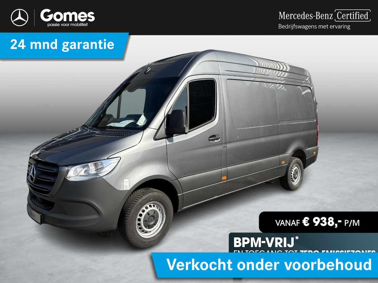 Mercedes-Benz Sprinter - 317 1.9 CDI L2 Pro HD | Sprinter BPM-vrij kopen in 2025 - AutoWereld.nl