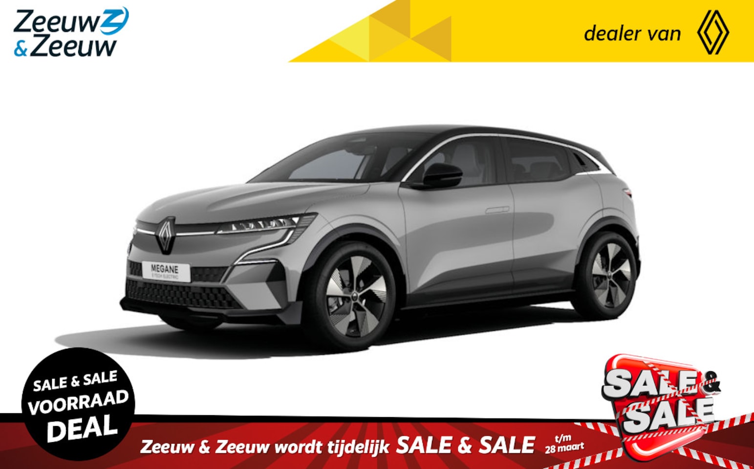 Renault Mégane E-Tech - Comfort Range 220 pk Techno | NU met GRATIS 5 jaar garantie en met € 3000,- Zeeuw & Zeeuw - AutoWereld.nl