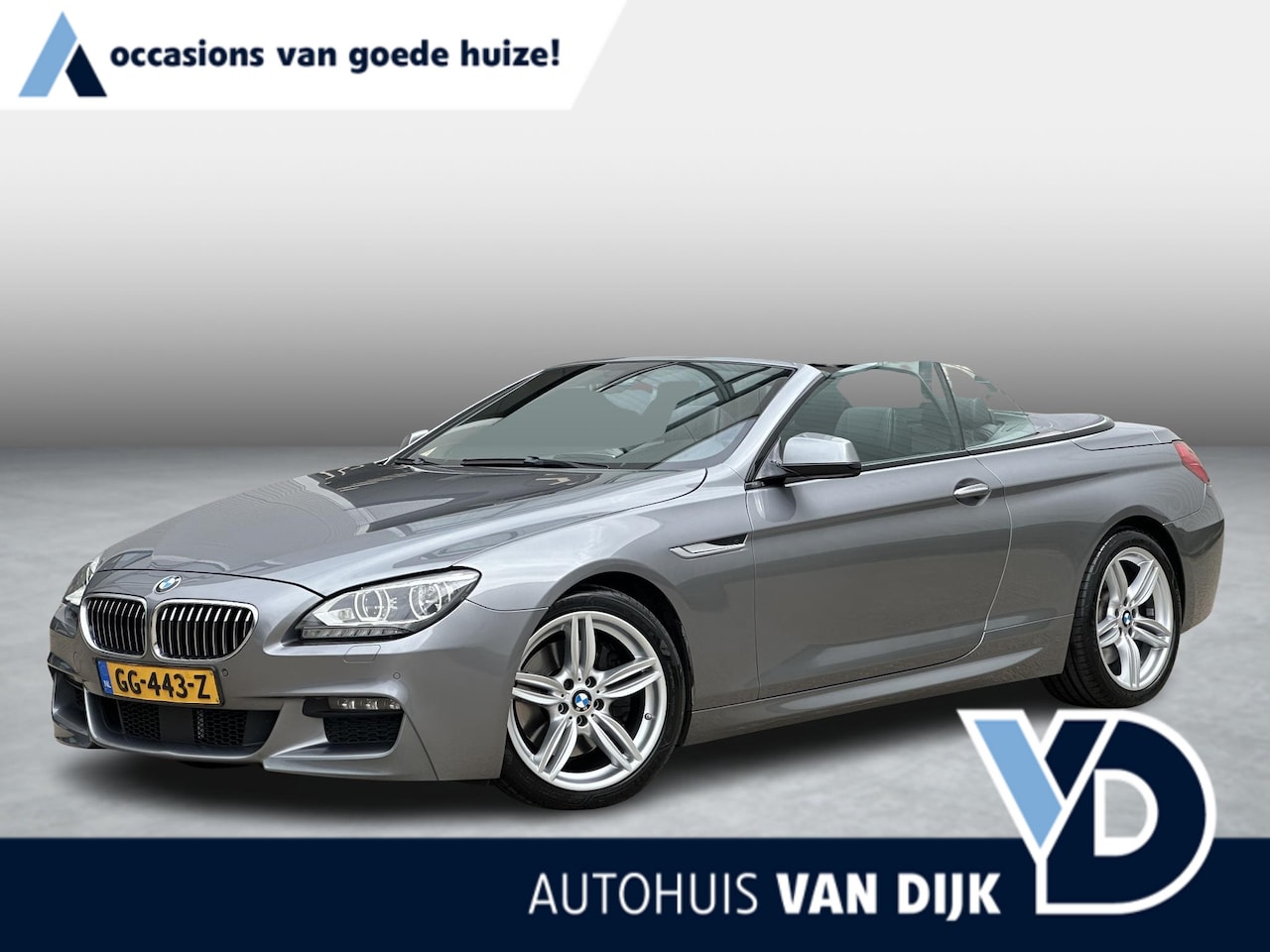 BMW 6-serie Cabrio - 640i High Executive M-Pakket | NL Auto/2e Eign./Voll.Historie/19"/Adapt.Cruise/Leder - AutoWereld.nl