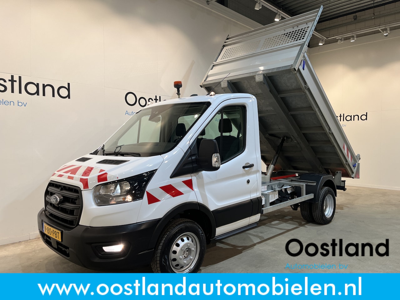 Ford Transit - 2.0 TDCI L2 Trend 170 PK DL Dubbel Lucht RWD Kipper / Tipper / Open Laadbak / Euro 6 / Air - AutoWereld.nl