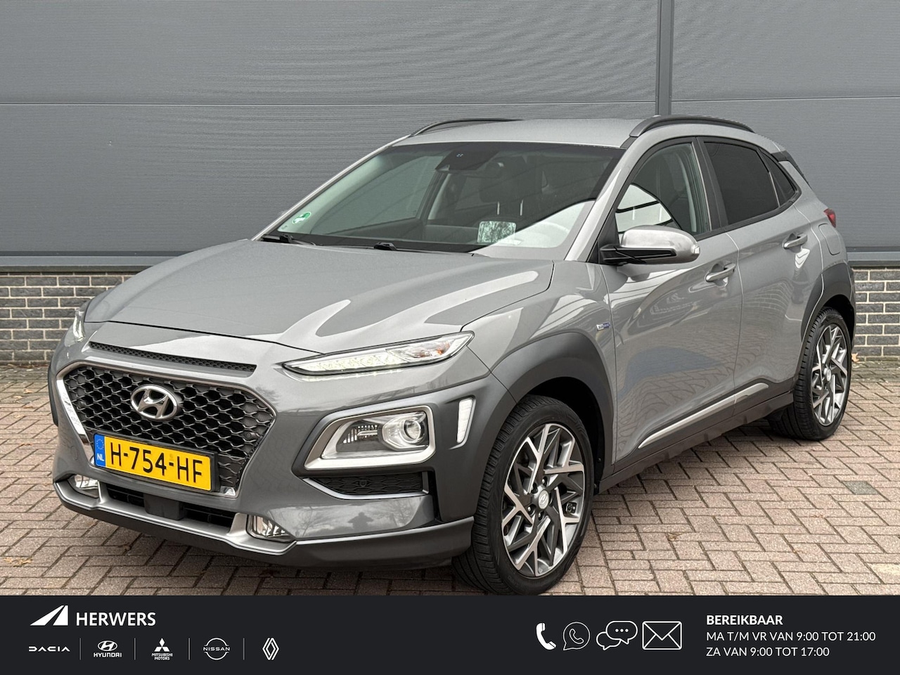 Hyundai Kona - 1.6 GDI HEV Premium / Eerste Eigenaar / Dealer Onderhouden / Trekhaak / 1300 KG Trekgewich - AutoWereld.nl