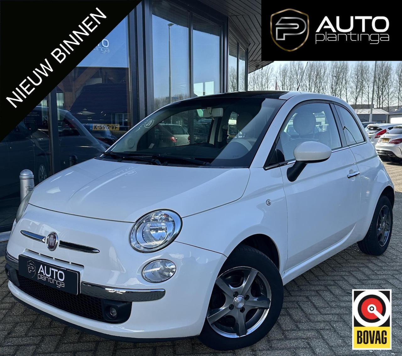 Fiat 500 - 1.2 Lounge | Zeer Nette Staat | Pano | Airco | 2 Sleutel | - AutoWereld.nl