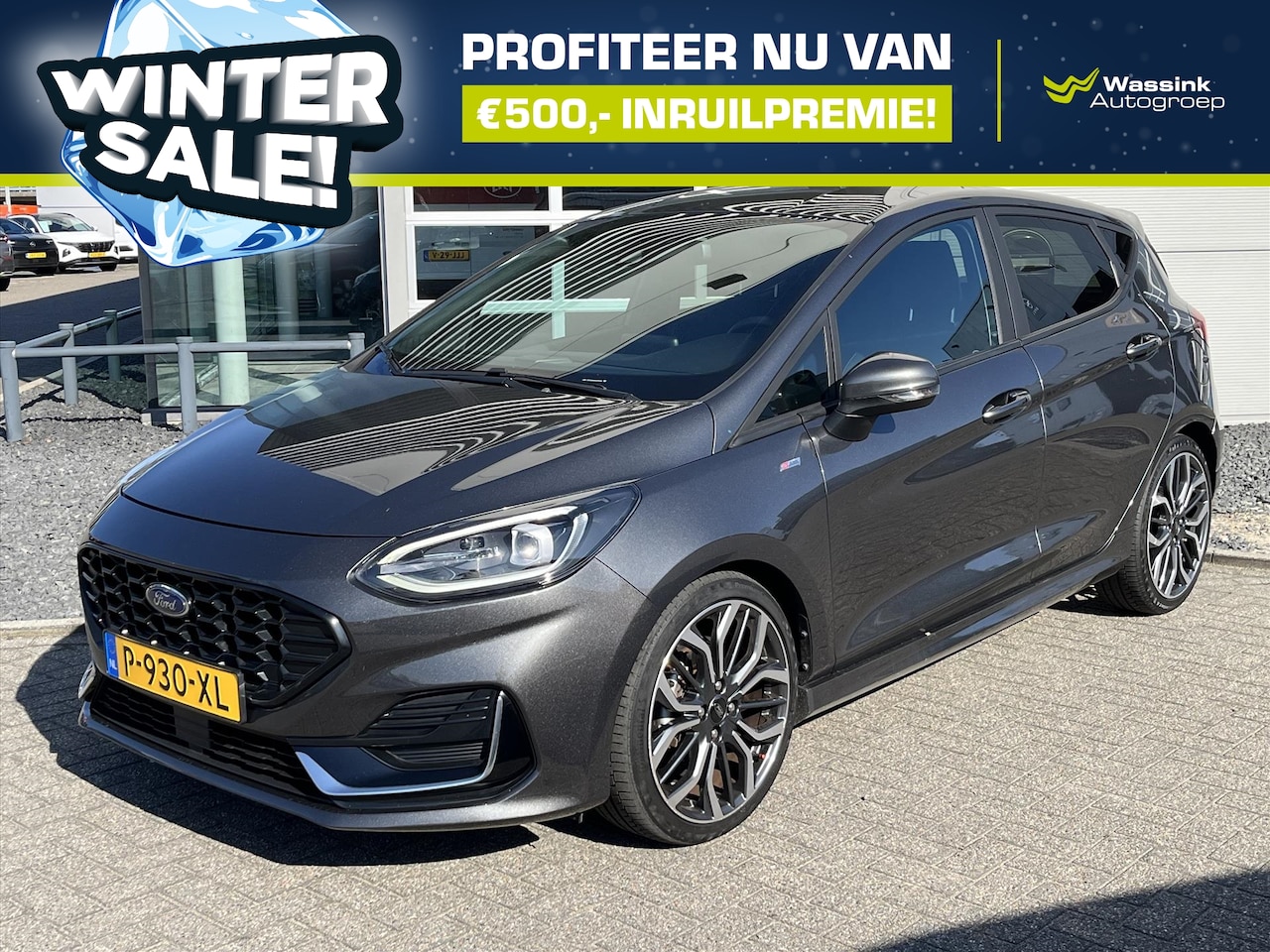 Ford Fiesta - I ST-Line Vignale Hybrid 125pk Automaat I Wintersale | Trekhaak I Navigatie I Winter Pack - AutoWereld.nl