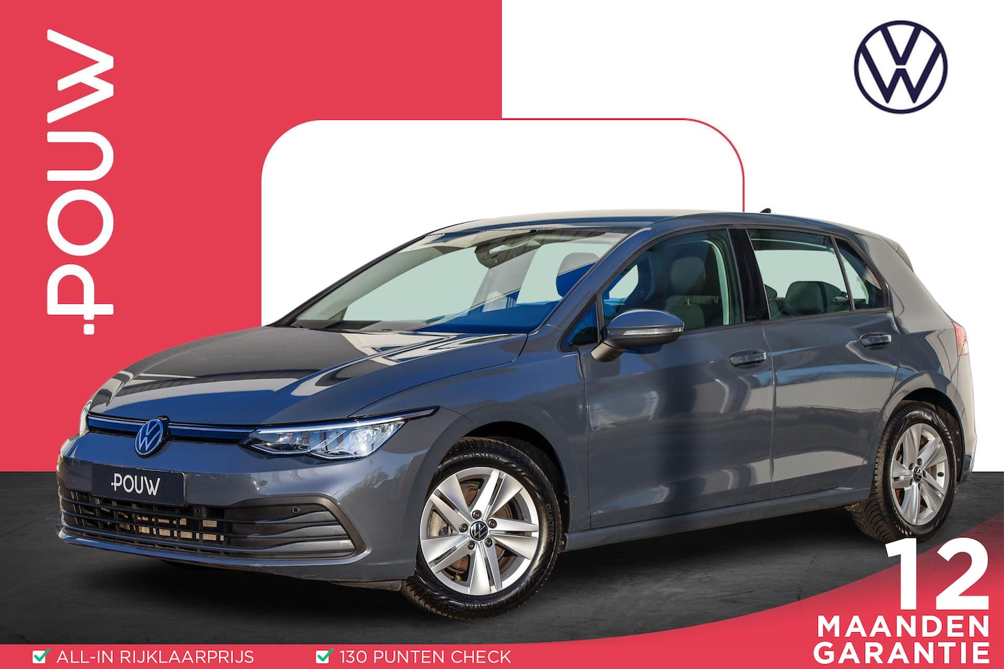 Volkswagen Golf - 1.0 TSI 110pk Life | Adaptive Cruise |Achteruitrijcamera | LED - AutoWereld.nl