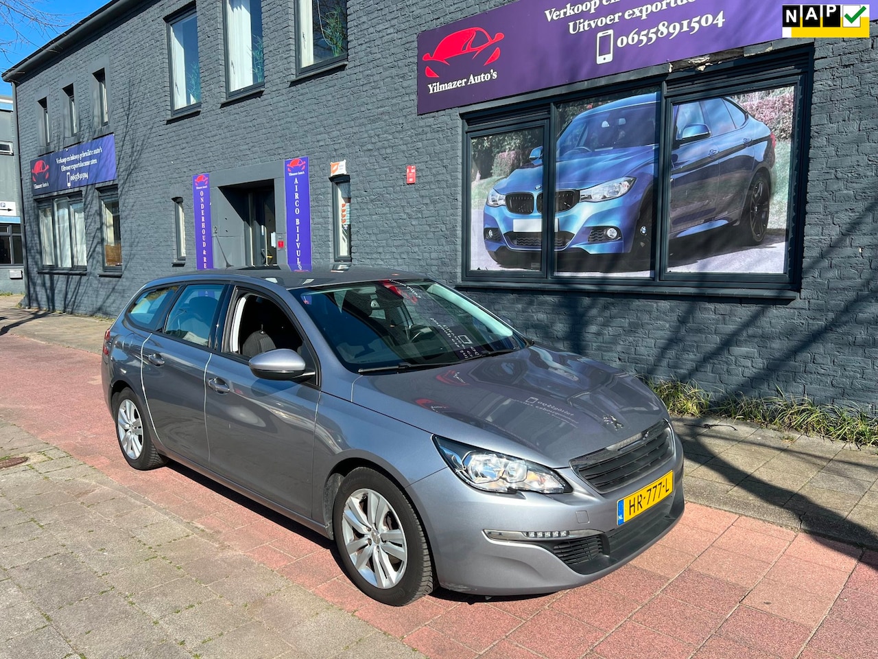 Peugeot 308 SW - 1.6 BlueHDI Blue Lease Pack navi nap boekjes - AutoWereld.nl