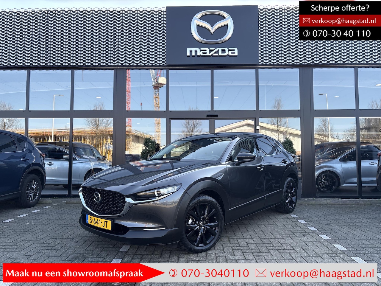 Mazda CX-30 - 2.0 e-SkyActiv-X M Hybrid Homura 1e eigenaar / Dealer Onderhouden / All season banden - AutoWereld.nl