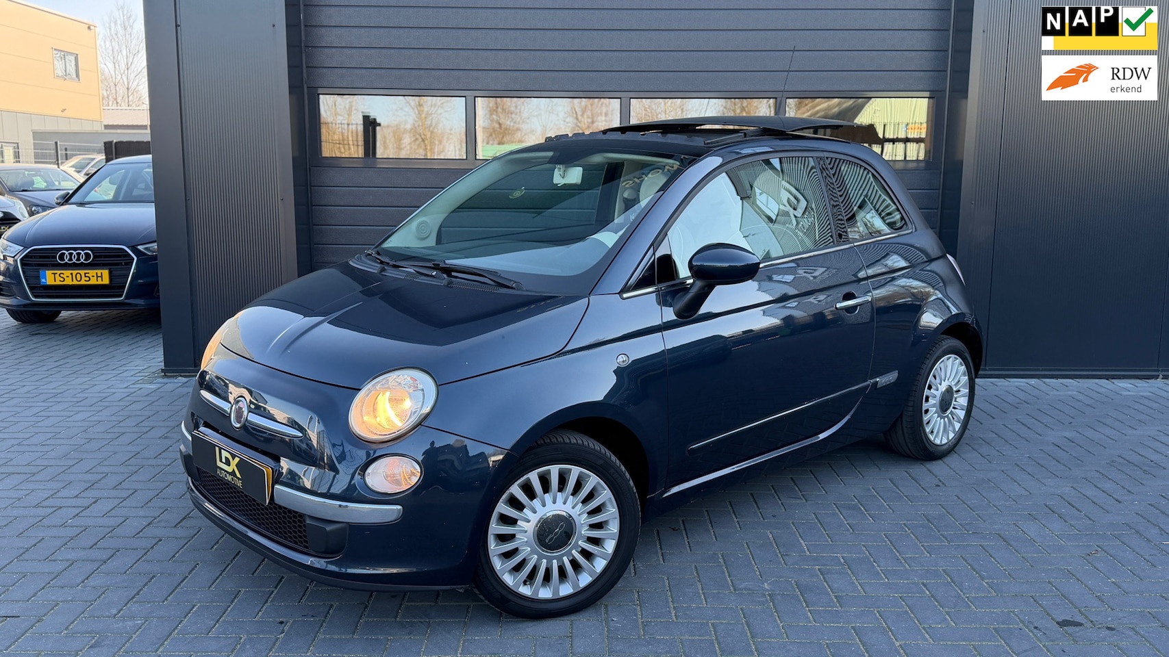 Fiat 500 - 1.4-16V Lounge Airco|Pano - AutoWereld.nl