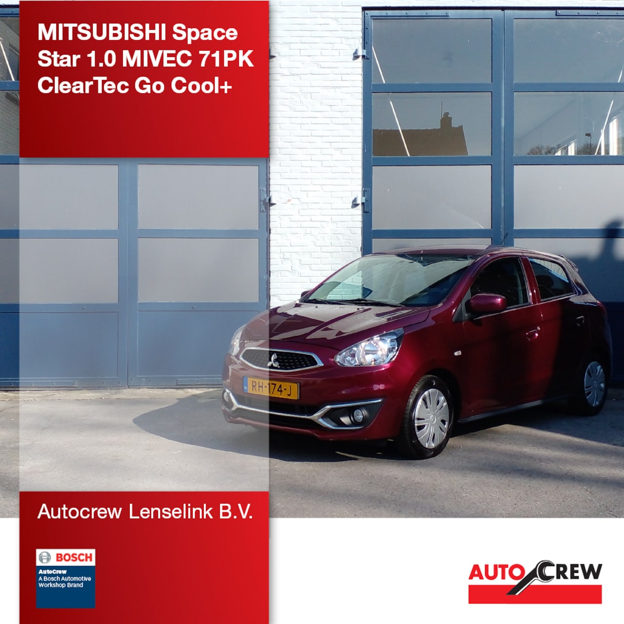 Mitsubishi Space Star - 1.0 MIVEC 71PK ClearTec Go Cool+ | Origineel NL | - AutoWereld.nl