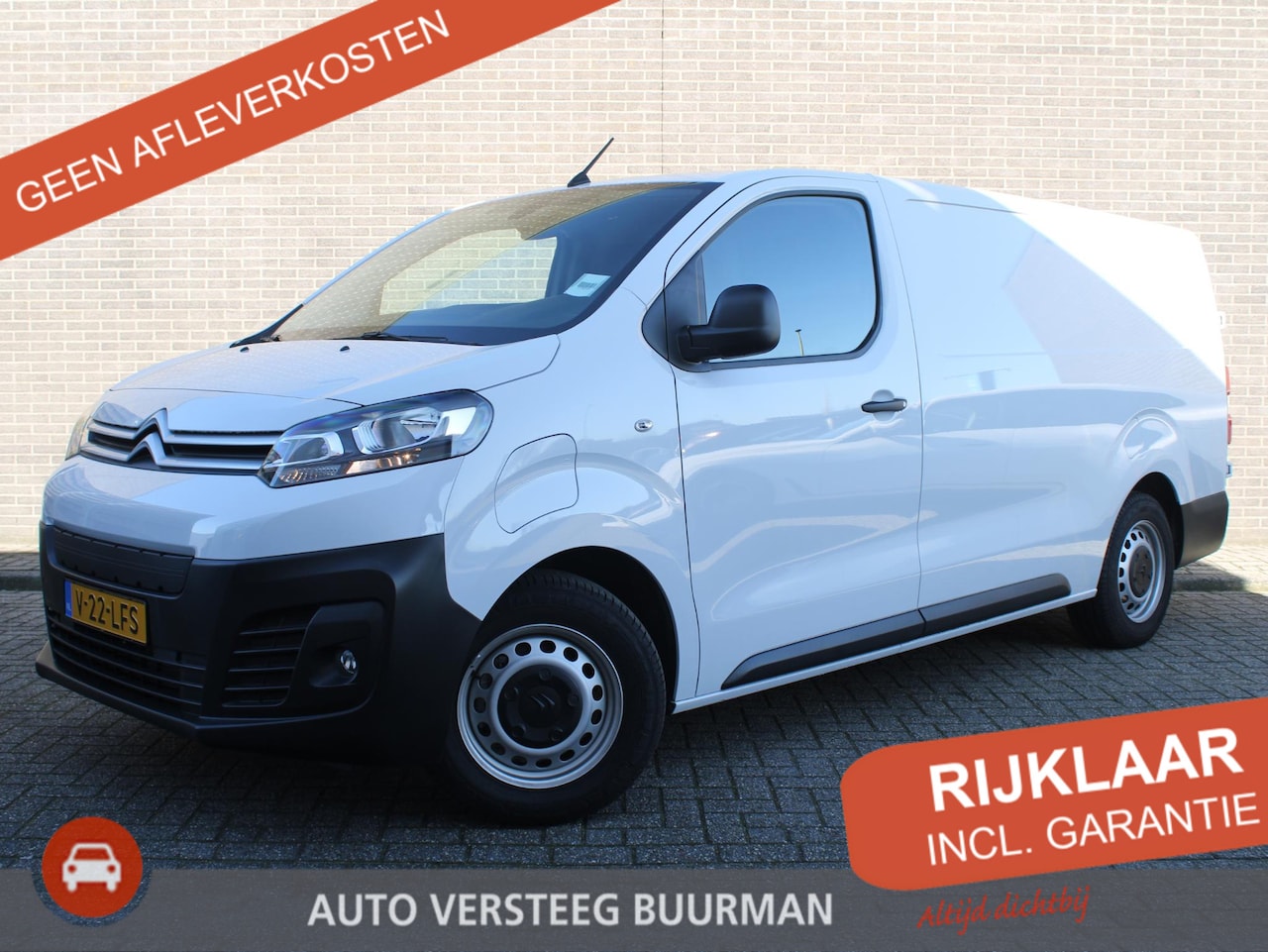 Citroën ë-Jumpy - L3 136 75 kWh Cruise control, Airco, Parkeersensoren, Mistlampen, Apple carplay/Android au - AutoWereld.nl