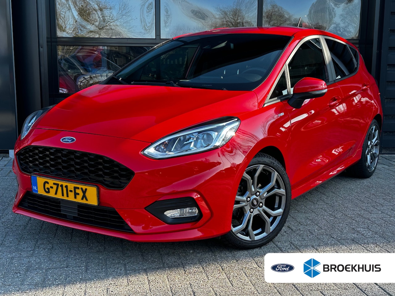 Ford Fiesta - 1.0 100 PK ST-Line | ADAPTIEVE CRUISE CONTROL| STUUR, STOEL EN VOORRUITVERWARMING| B&O SOU - AutoWereld.nl