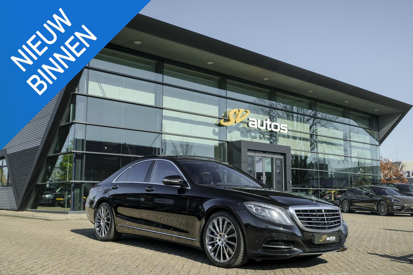 Mercedes-Benz S-klasse - S500 V8 455pk 4Matic Panoramadak Trekhaak elektrisch Luchtvering Widescreen Sfeerverlichti - AutoWereld.nl