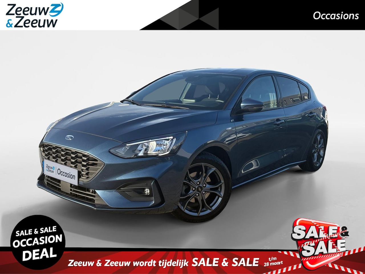 Ford Focus - 1.0 EcoBoost ST Line Business |Winterpack | Apple Carplay/Android Auto| 12 maanden Bovag G - AutoWereld.nl