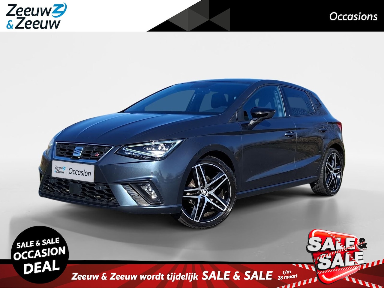 SEAT Ibiza - 1.0 TSI FR Business Intense | Climate Control | Camera | Apple Carplay&Android Auto | Beat - AutoWereld.nl
