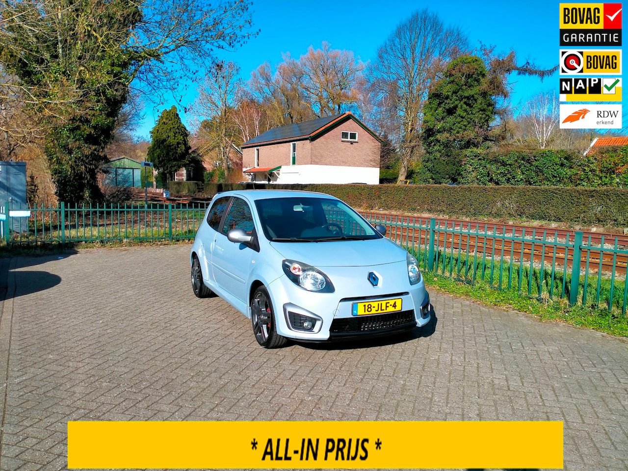 Renault Twingo - 1.6 16V RS 133pk 17" sport. NL auto airco lage km ALLINPRIJS - AutoWereld.nl
