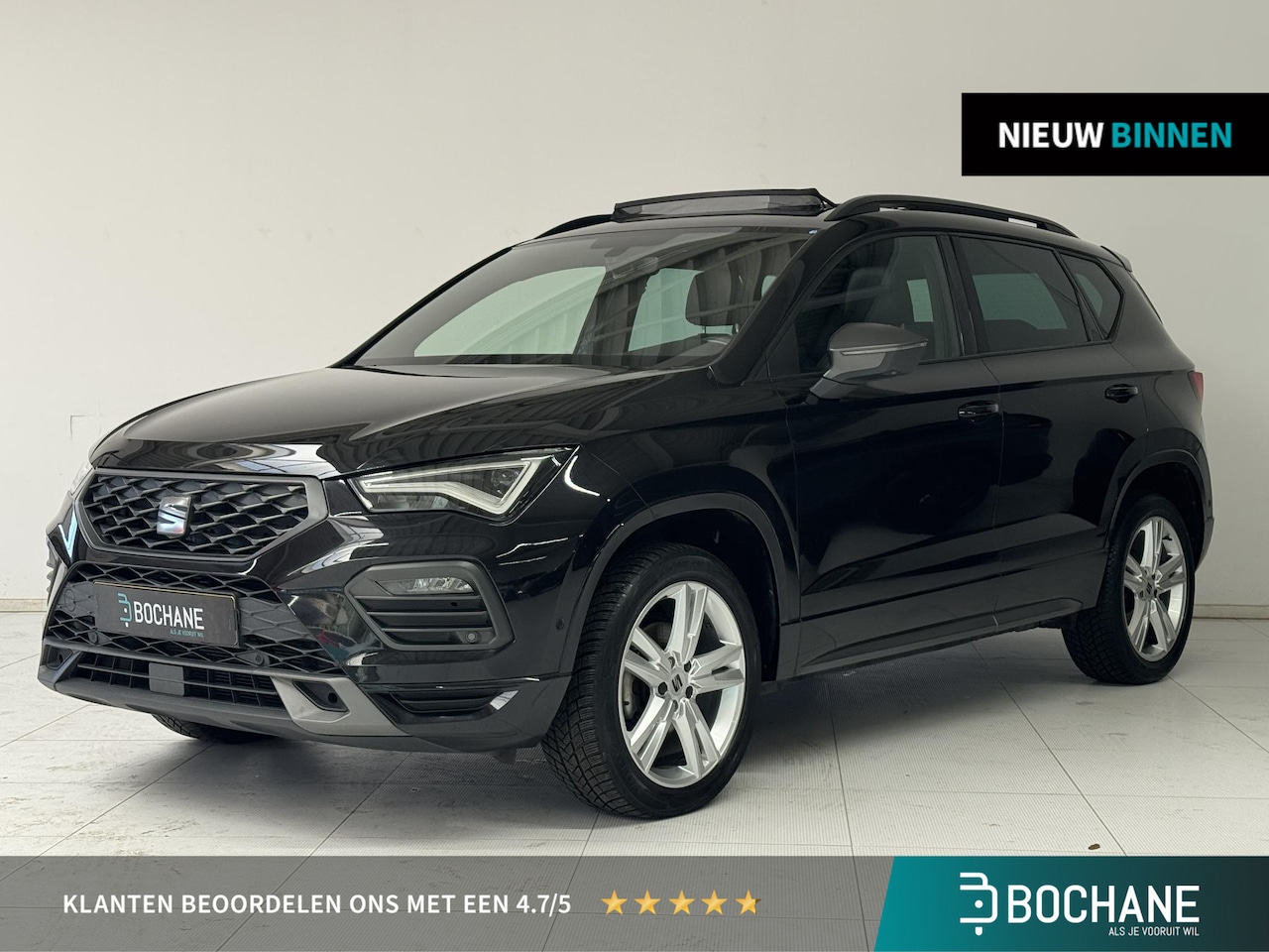 SEAT Ateca - 1.5 TSI FR Business Intense | Panoramadak | Leder | Stoelverwarming | Navigatie | - AutoWereld.nl