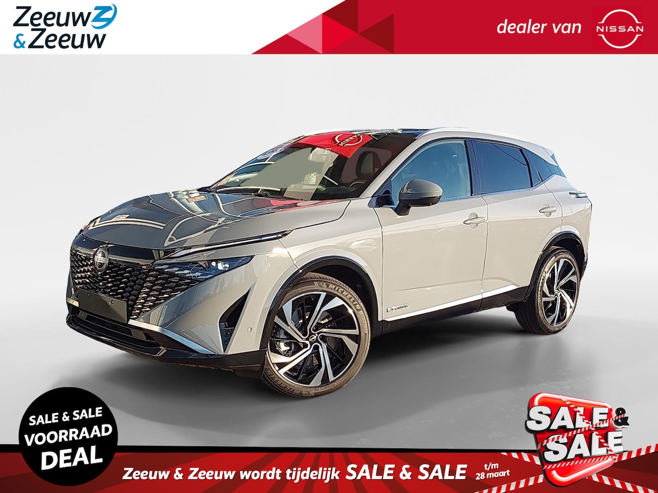 Nissan Qashqai - 1.5 e-Power Tekna Plus | Vernieuwde motor met €3500,- voorraadkorting | Panorama dak | 360 - AutoWereld.nl