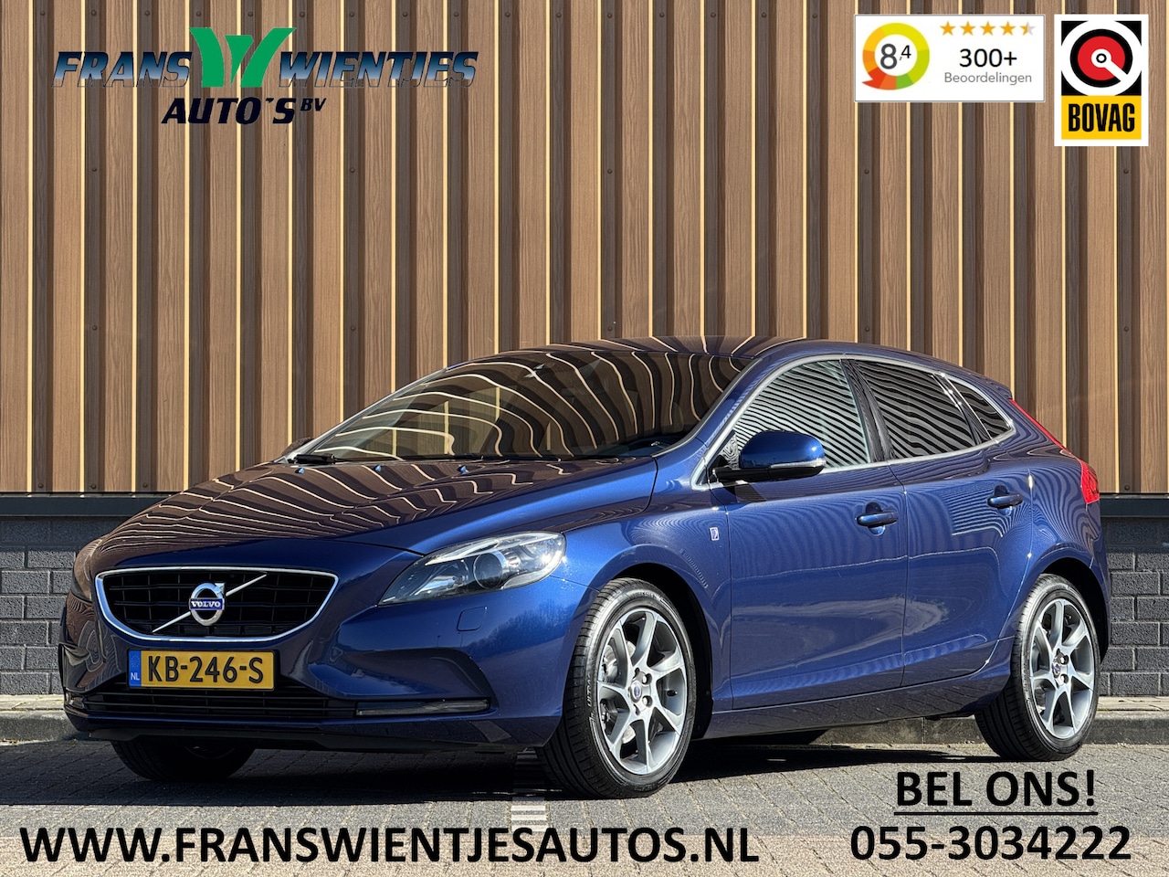 Volvo V40 - 1.6 T3 Ocean Race | 150 PK | Leder | Camera | Achterbankverwarming | Navigatie | Stoelverw - AutoWereld.nl