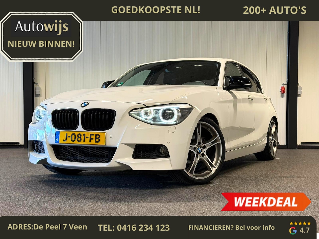 BMW 1-serie - 116i Business+|M-SPORT|XENON|LM-VELG|PDC|GOED ONDERHOUDEN - AutoWereld.nl