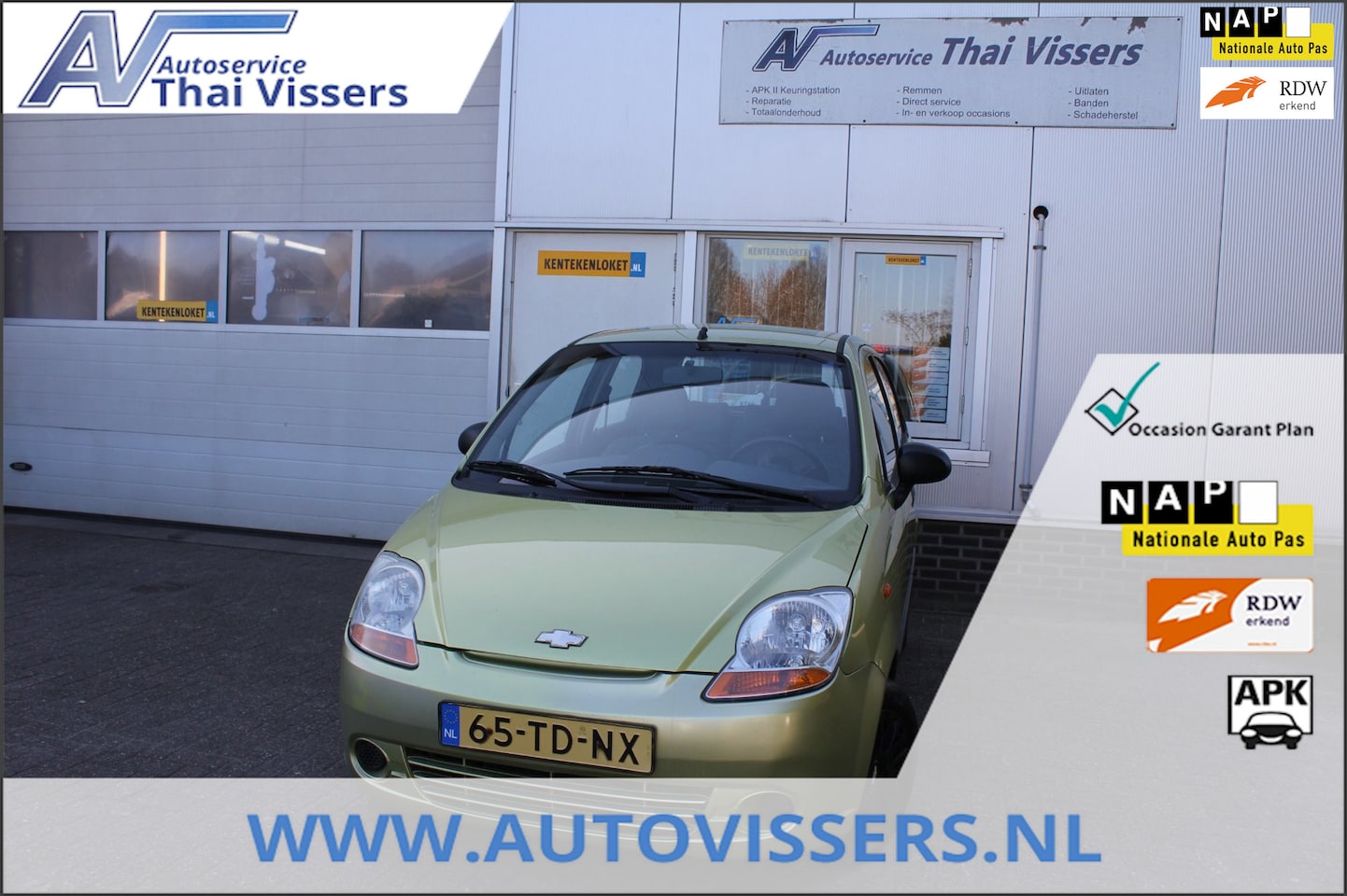 Chevrolet Matiz - 0.8 Breeze 5Deurs Airco Elektr Raam Apk 2-3-27 - AutoWereld.nl