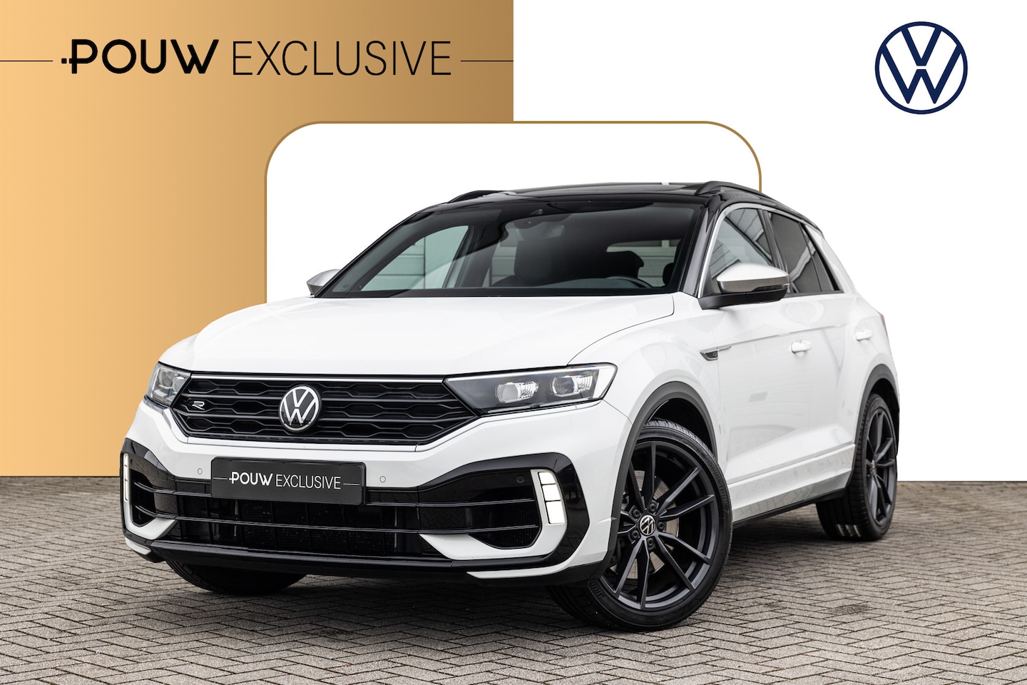 Volkswagen T-Roc - 2.0 TSI 300pk DSG 4Motion R | Panoramadak | Achteruitrijcamera | Beats | Trekhaak | Leer | - AutoWereld.nl