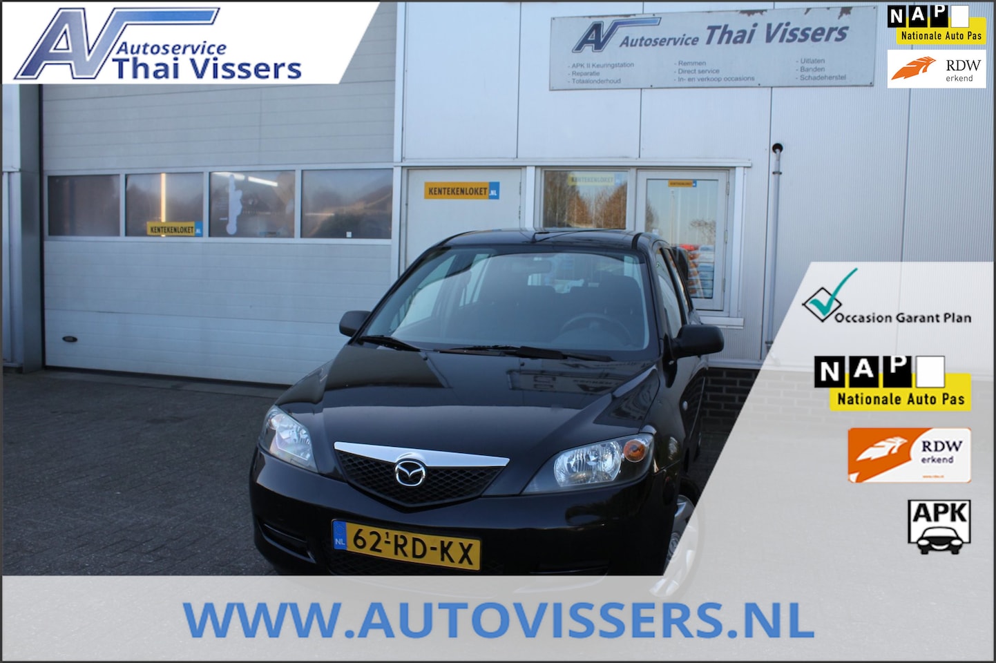 Mazda 2 - 1.4 Exclusive Airco Elektr pak Apk 3-3-2027 - AutoWereld.nl