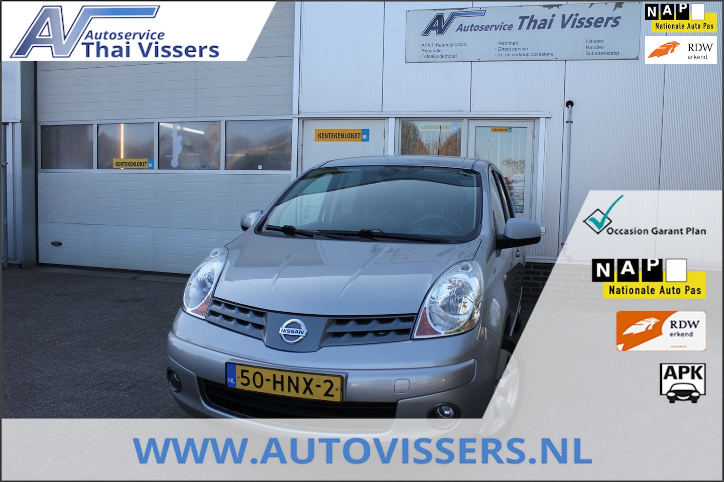 Nissan Note - 1.6 Life Airco Cruise Elektr pak Apk 26-3-2027 - AutoWereld.nl