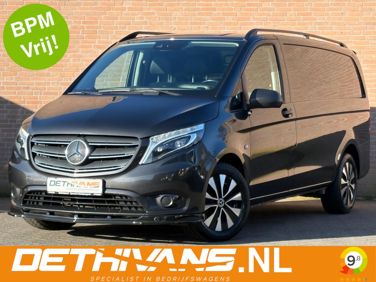 Mercedes-Benz Vito - 119CDI 190PK 9G-Tronic / Lang / LED / 2.500KG Trekhaak - AutoWereld.nl