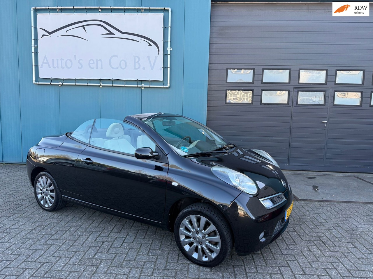 Nissan Micra - 1.4 Tekna Cabriolet Airco Cruise 16"Lm velgen Pdc Onderh boekjes Incl nw Apk 05-2027 - AutoWereld.nl