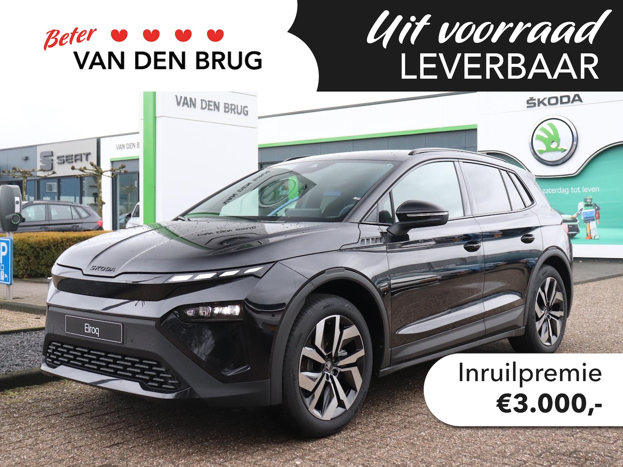 Skoda Elroq - 60 Sportline | Matrix LED | Trekhaak | Stoel -& stuurverwarming | Adaptieve cruise control - AutoWereld.nl