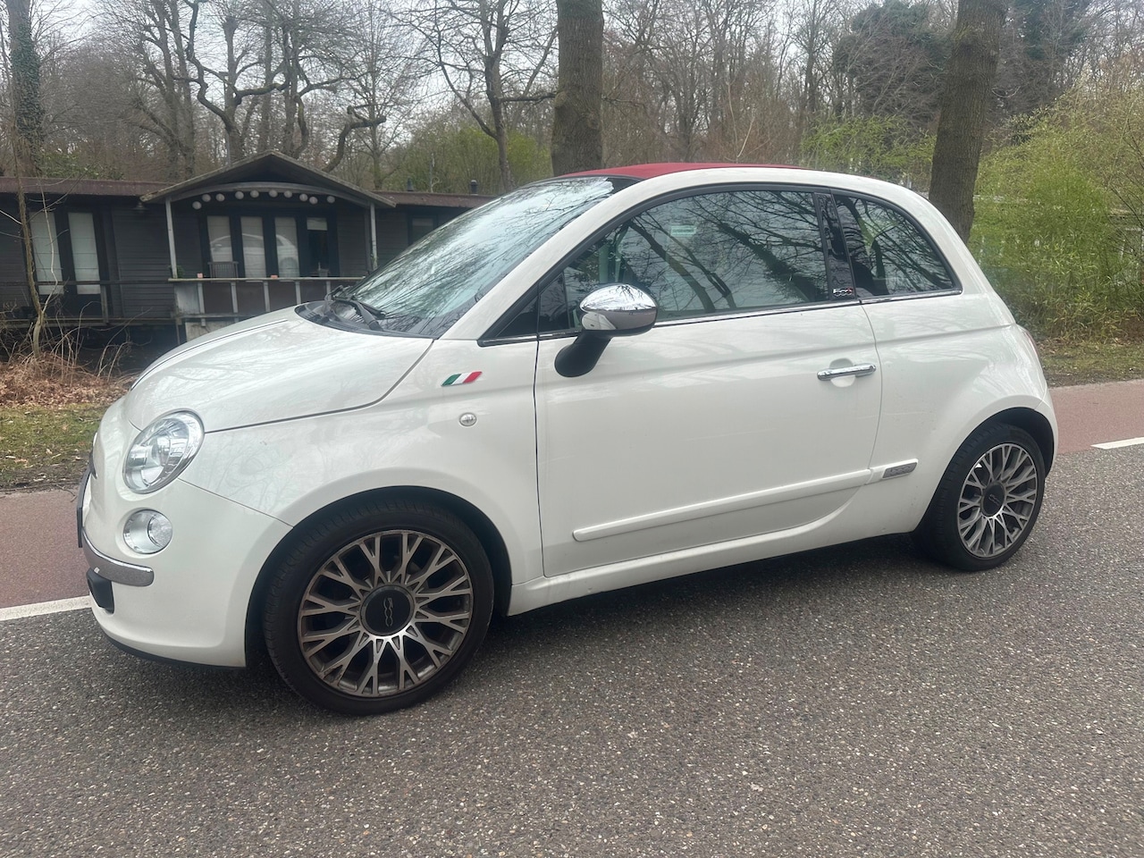 Fiat 500 C - 0.9 TwinAir Turbo Lounge AUTOMAAT CABRIO CLIMA - AutoWereld.nl