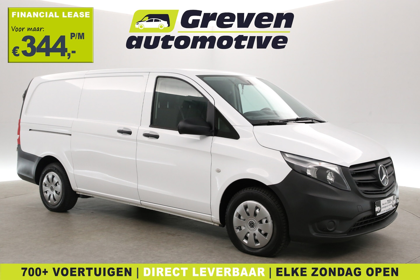 Mercedes-Benz Vito - 114 CDI Lang | Aut. | Airco | Camera | Adap. Cruise | Trekhaak | 3 Zits | Carplay - AutoWereld.nl