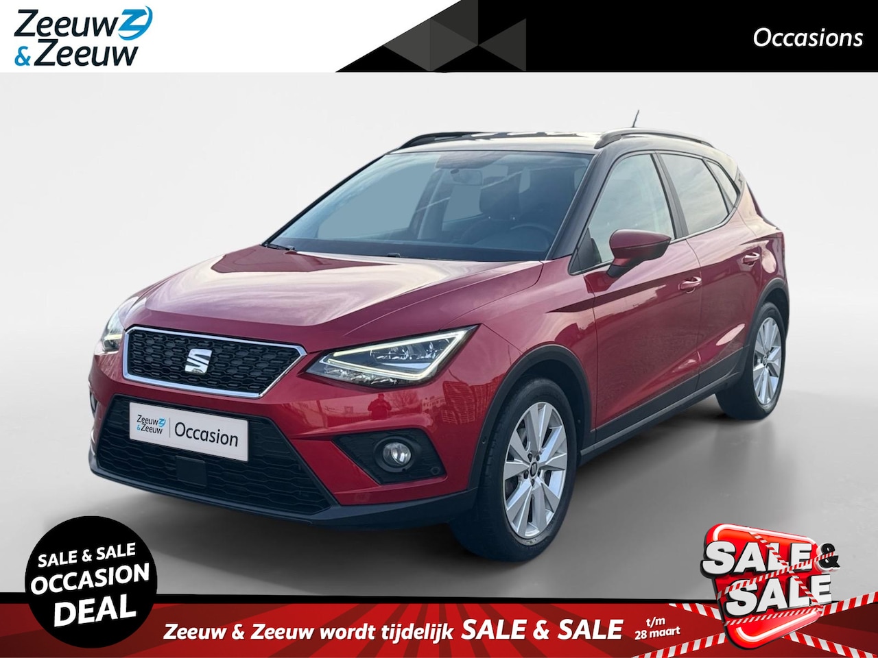 SEAT Arona - 1.0 TSI FR Business Intense Plus | Airco | Navi | Camera | Virtual Cockpit | Cruise Contro - AutoWereld.nl