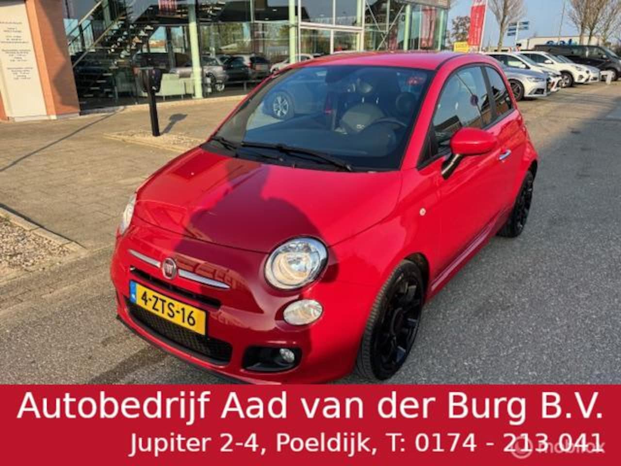 Fiat 500 - 0.9 TwinAir Turbo 500 Sport , Climate Controle , Elect. ramen en deur vergrendeling , Acht - AutoWereld.nl