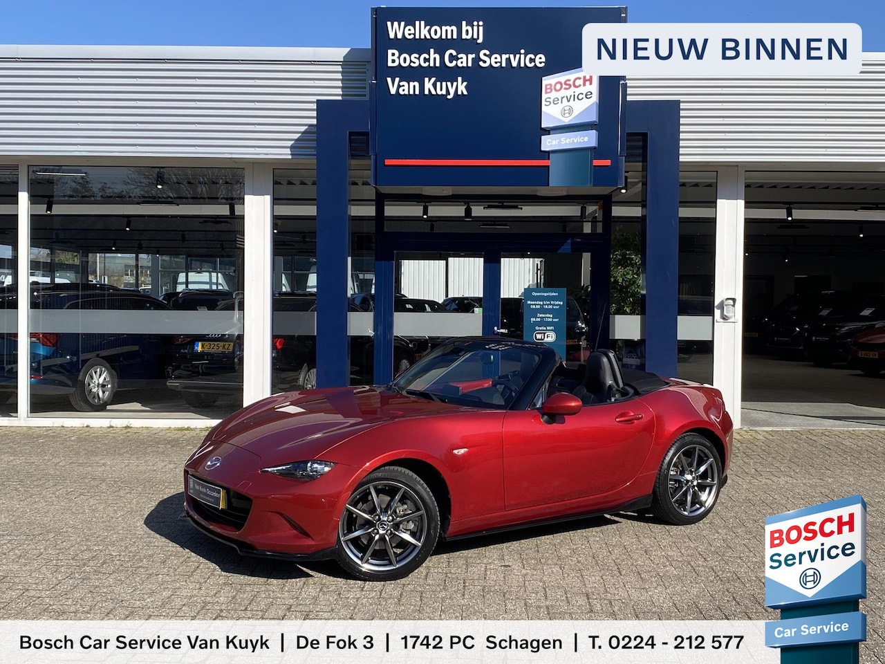 Mazda MX-5 - 2.0 SkyActiv-G 160 GT-M / Vol-Leder / 160 PK / 59.000 KM! / Cruise-Control / Bose-Audio / - AutoWereld.nl