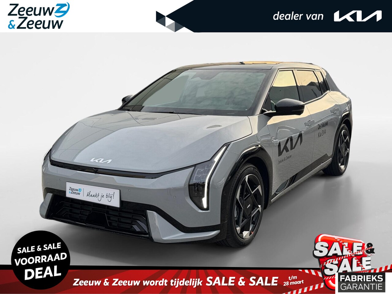 Kia EV4 - Hatchback GT-PlusLine 81.4 kWh Meest luxe uitvoering | Head-up display | 360°-camera | Sto - AutoWereld.nl