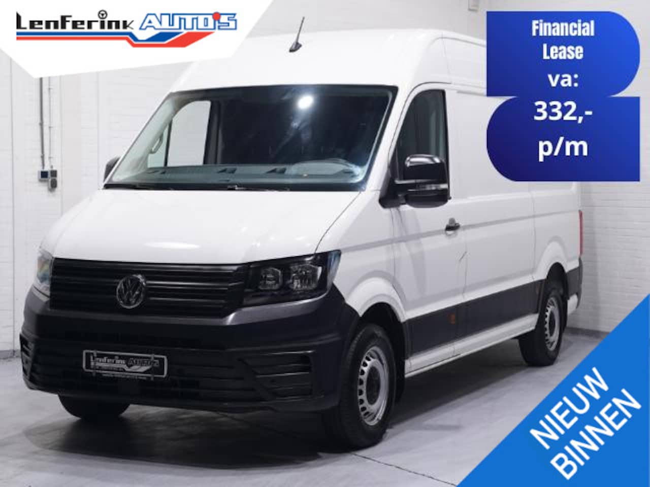 Volkswagen Crafter - 2.0 TDI 102 pk L3H3 Navi, Trekhaak 2.500 kg Airco, Laadruimte Pakket, PDC V+A, Apple Carpl - AutoWereld.nl
