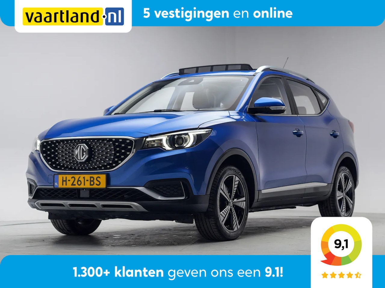 MG ZS - 45kWh Luxury [Panorama Leder Navi Camera] - AutoWereld.nl