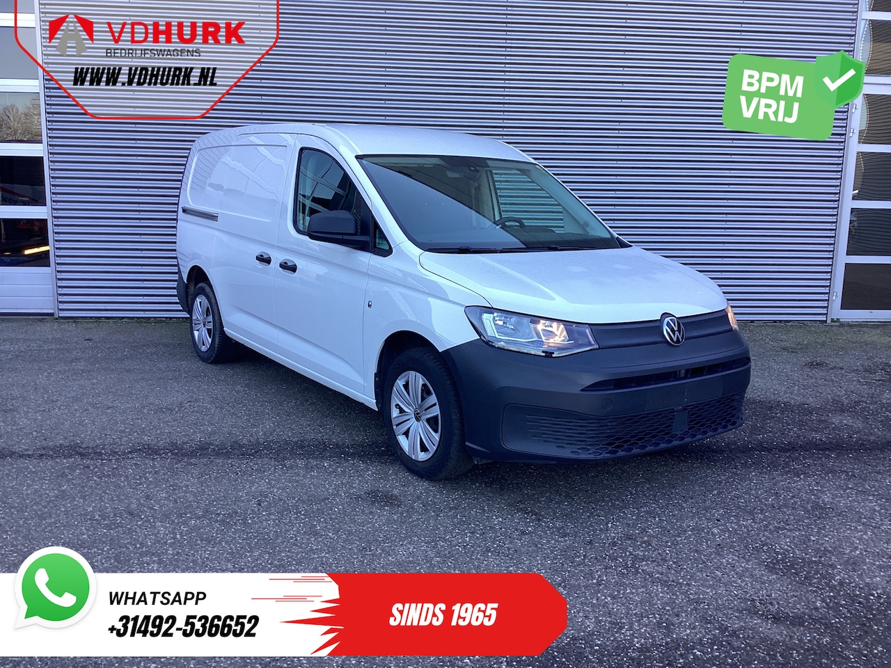 Volkswagen Caddy Cargo Maxi - 1.5 TSI BENZINE Lage KM/ Betimmerd/ Airco - AutoWereld.nl