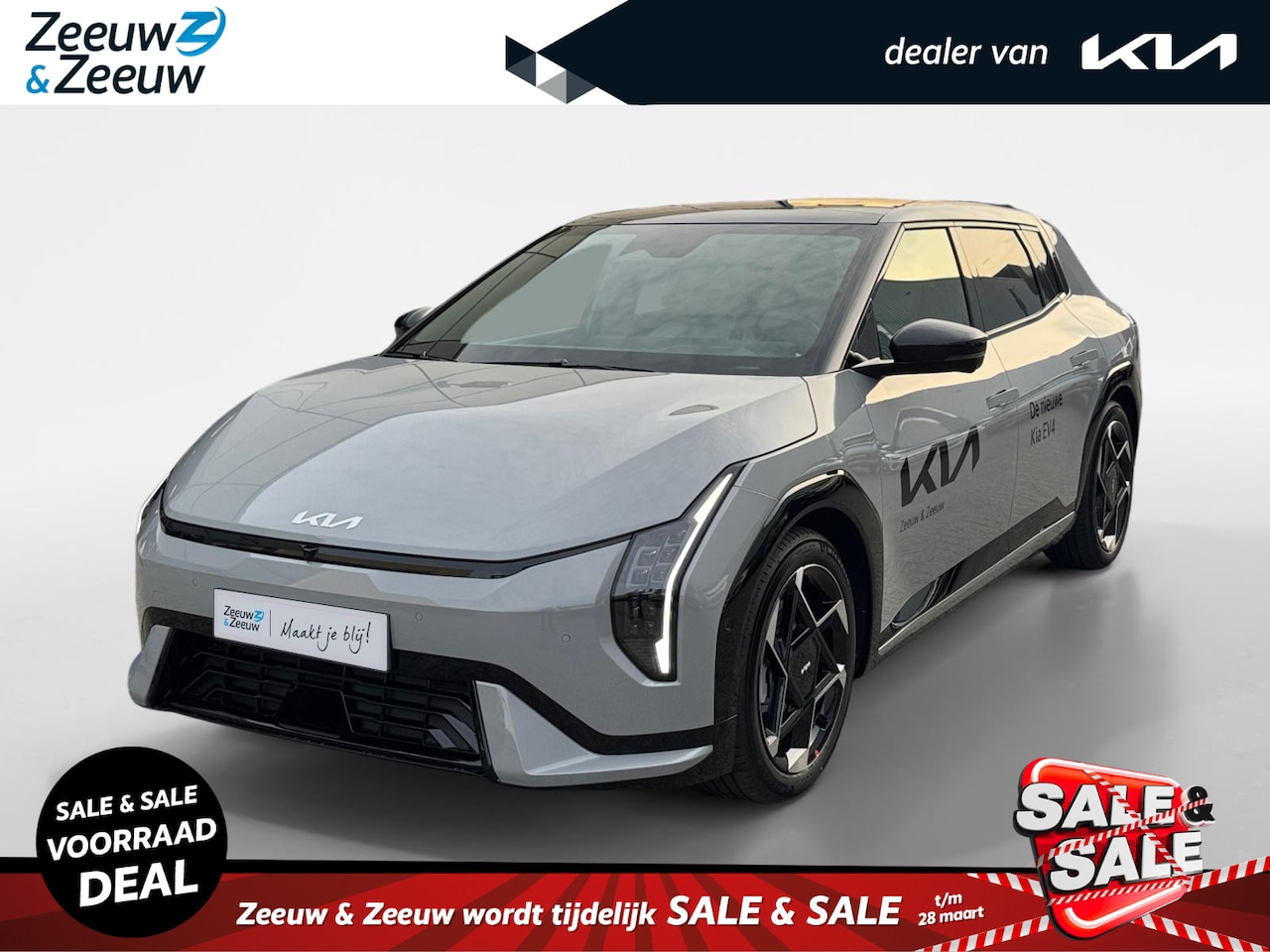 Kia EV4 - GT-PlusLine 81.4 kWh 204 pk | 595 km actieradius | NU €4000,- Inruilpremie | Bel voor info - AutoWereld.nl