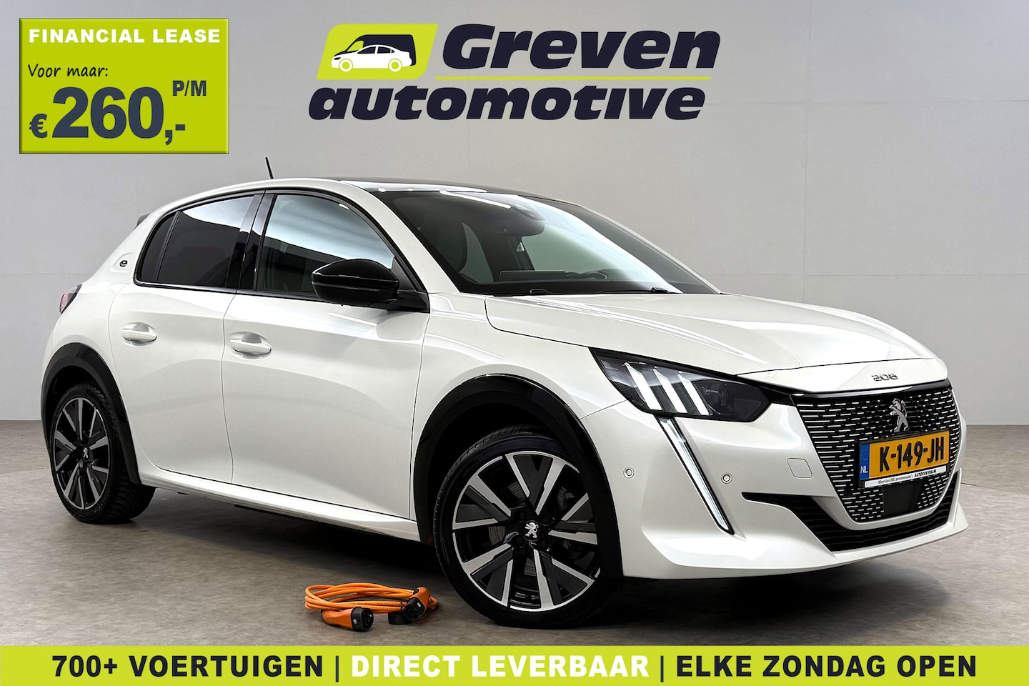 Peugeot e-208 - EV GT 50 kWh | Snelladen | SOH 93% | Pano | Sfeer | Virtual | Clima | Adap. Cruise | Camer - AutoWereld.nl