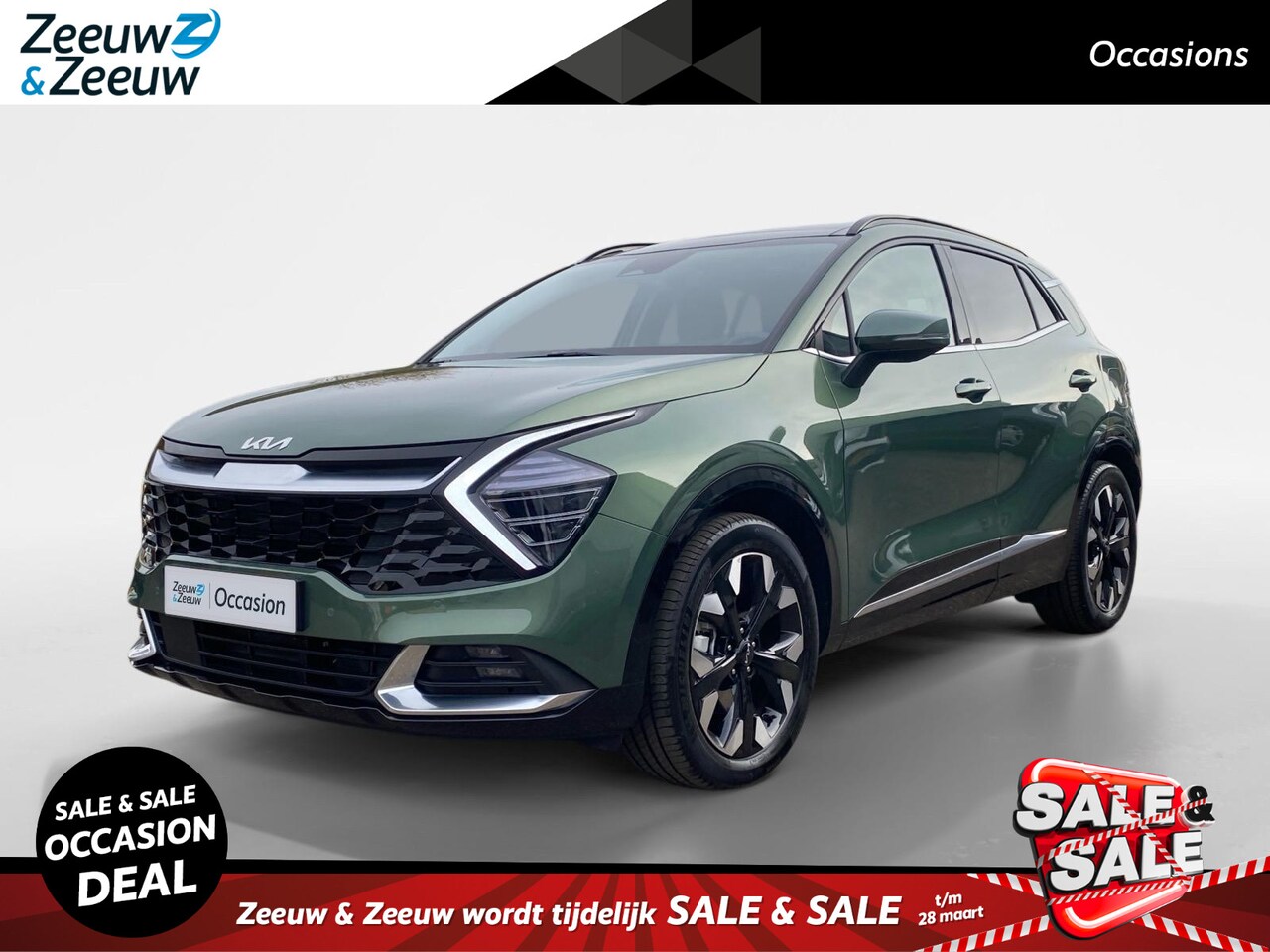 Kia Sportage - 1.6 T-GDi Plug-in Hybrid AWD DynamicPlusLine Climate control | Dodehoek detectie | Glazen - AutoWereld.nl