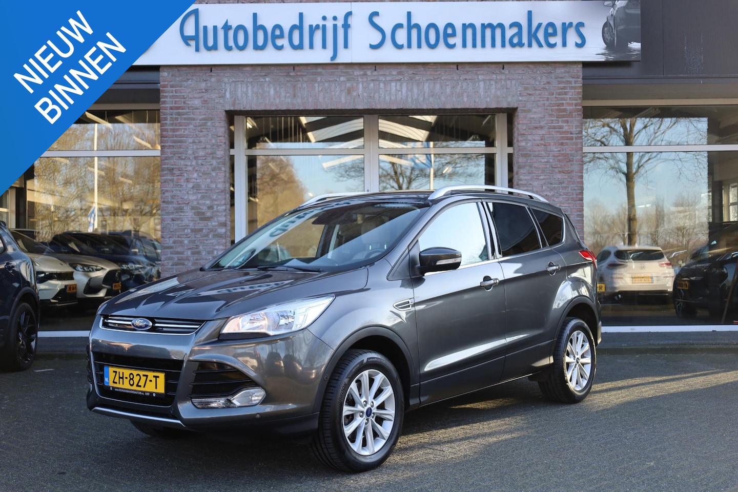Ford Kuga - 1.5 Titanium 4WD TREKHAAK STOEL/RUITVERW. LEER NAVI CRUISE CLIMA BT-TELEFOONVERB. 2XPDC LM - AutoWereld.nl