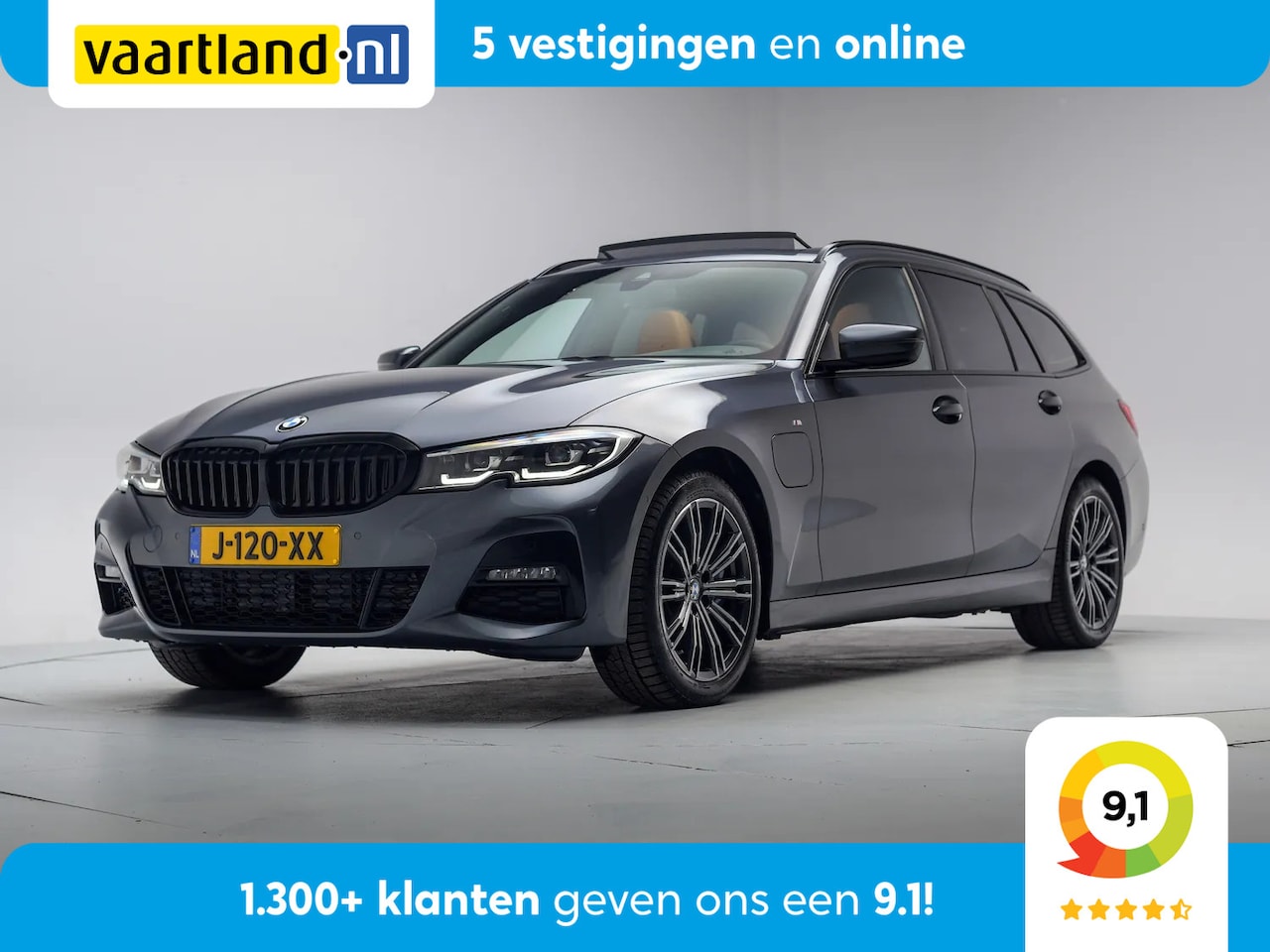 BMW 3-serie Touring - 330e M Sport High Executive Shadow [ Panorama Leder Camera ] - AutoWereld.nl