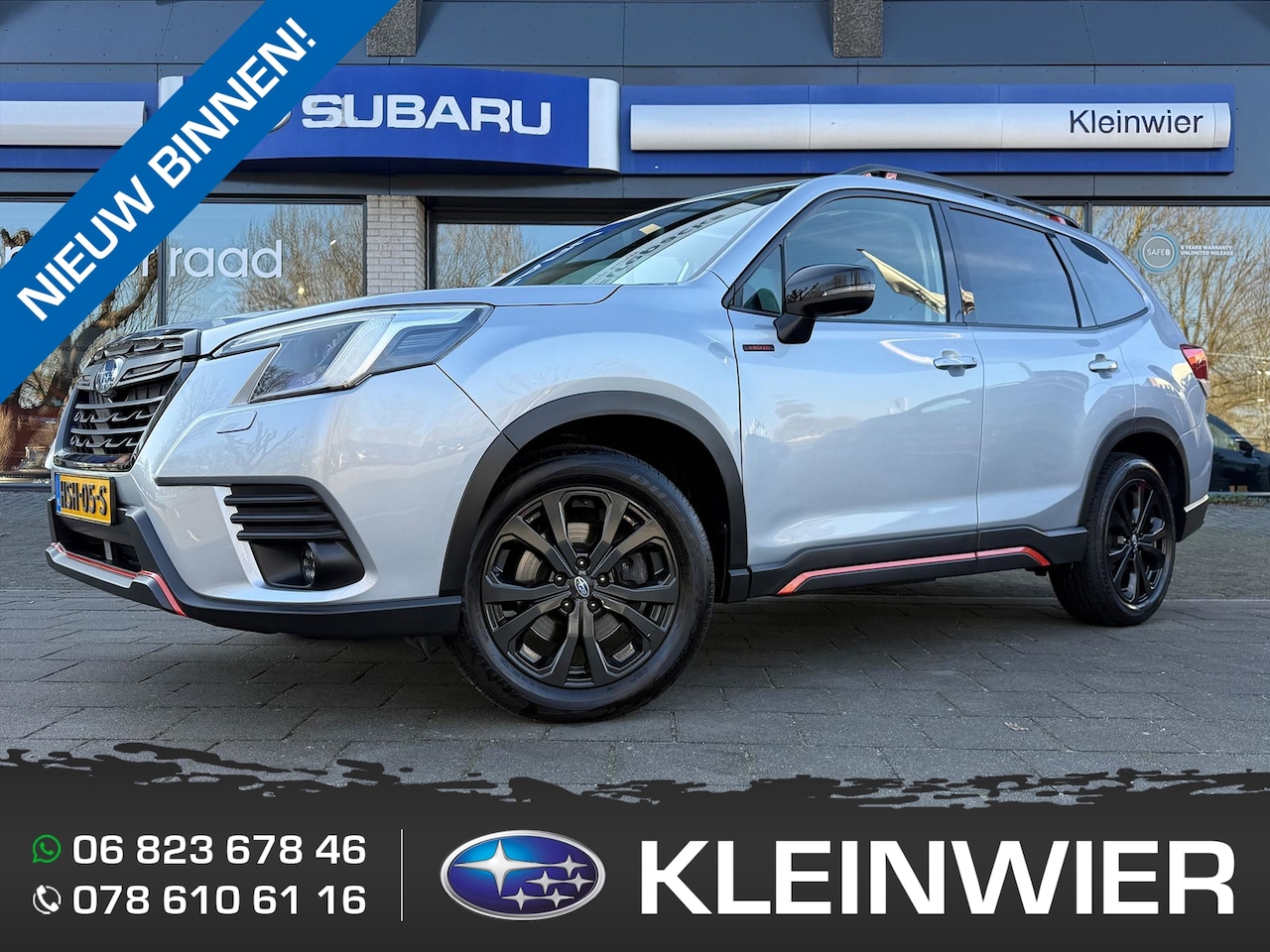 Subaru Forester - 2.0i e-BOXER 150pk CVT AWD SPORT | Navi | Trekhaak | Panodak | SRH | DAB - AutoWereld.nl