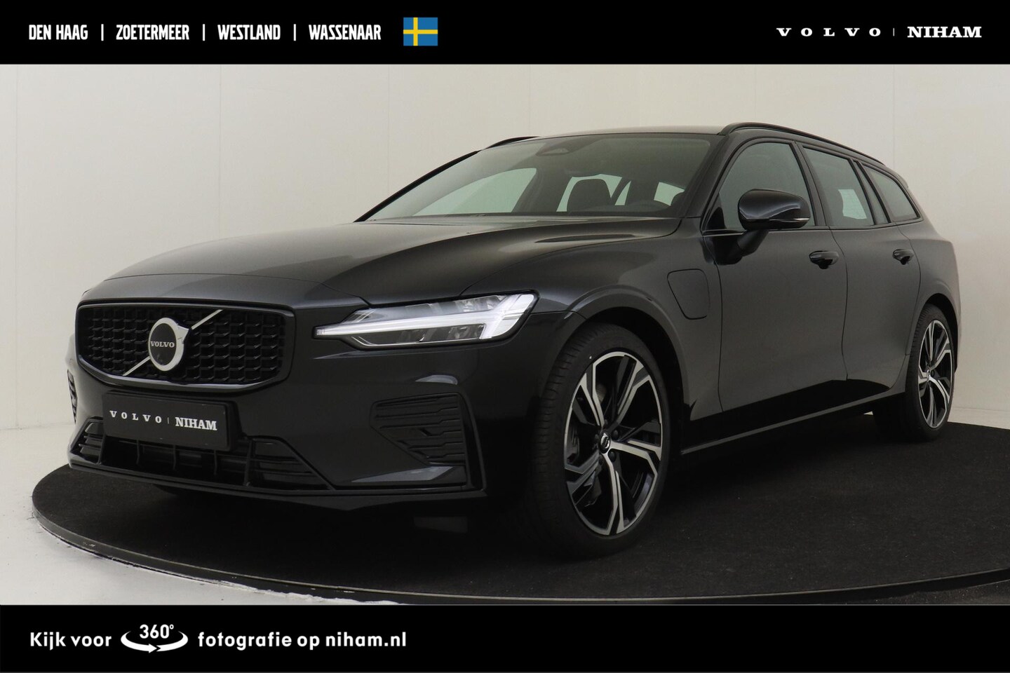 Volvo V60 - T8 PLUG-IN HYBRID AWD PLUS PERFORMANCE ED. DARK -HARMAN/KARDON|360°CAM|POWER-SEATS|POLESTA - AutoWereld.nl
