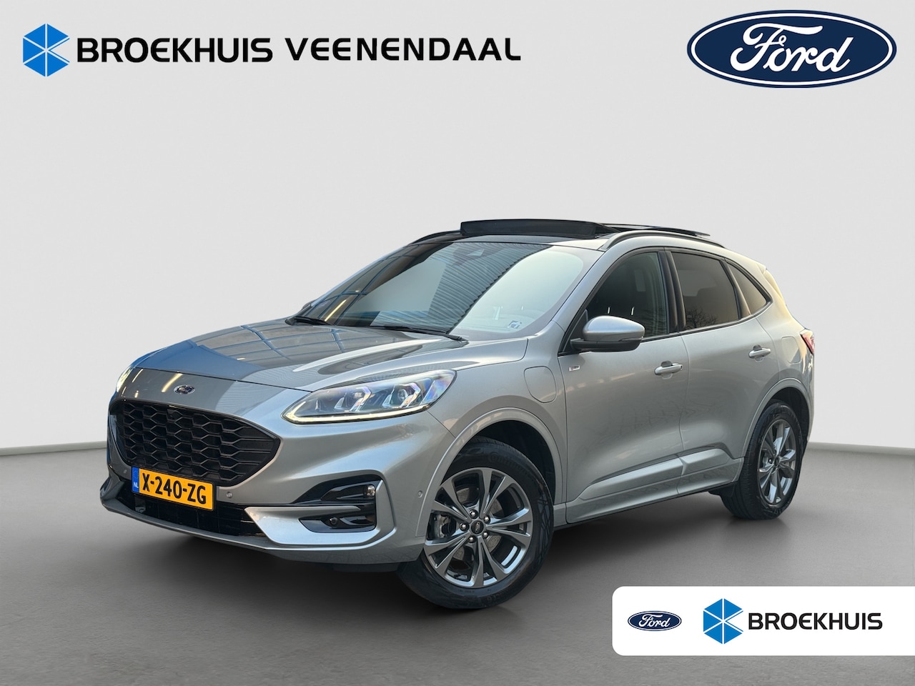 Ford Kuga - 2.5 PHEV ST-Line X | Panoramadak | Trekhaak | Head-Up | Adap. Cruise | Winter Pack | Achte - AutoWereld.nl