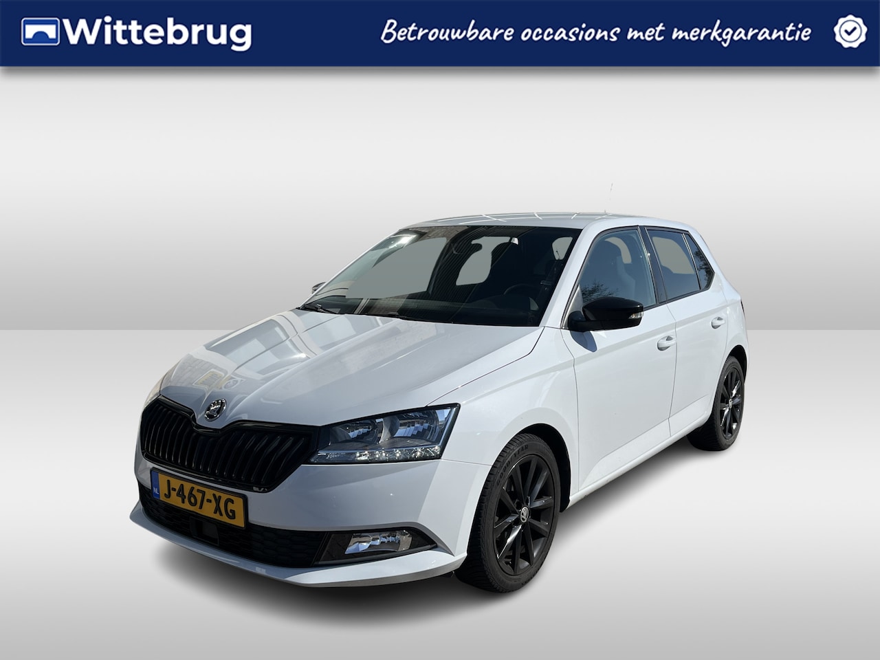 Skoda Fabia - 1.0 TSI Sport business / KEYLESS/ SMARTLINK/ CRUISE CONTROL/ PARKEER SENSOREN/ DAB/ NAVI/ - AutoWereld.nl