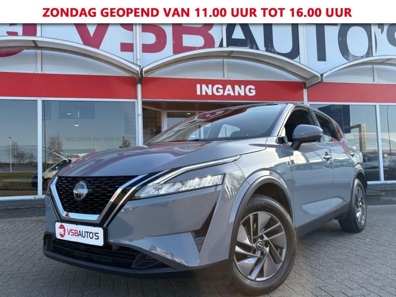 Nissan Qashqai - 1.3 MHEV XTRONIC 158PK NARDO-GREY NAVIGATIE 360-CAMERA CARPLAY AIRCO LMV PDC - AutoWereld.nl