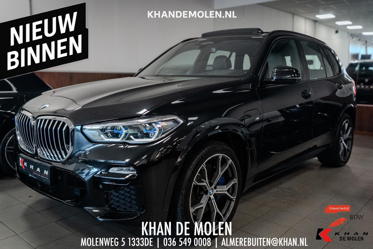 BMW X5 - xDrive45e Executive M-Sport Laser|Pano|Memory|360º|Leder|Luchtvering - AutoWereld.nl